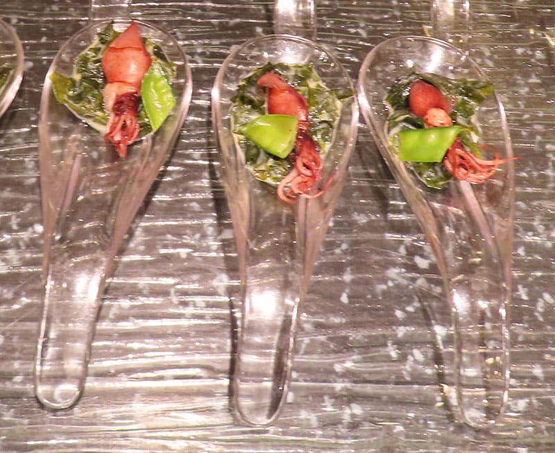 ホタルイカとわかめの酢味噌和え