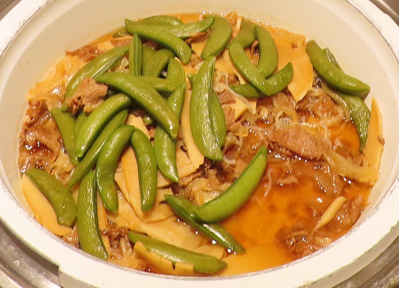 筍と牛肉の炊き合わせ