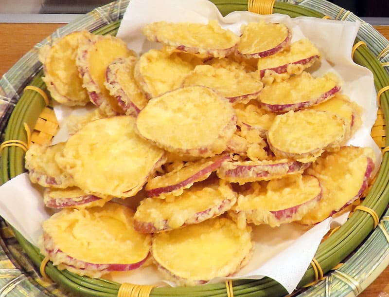 五郎島金時の天ぷら