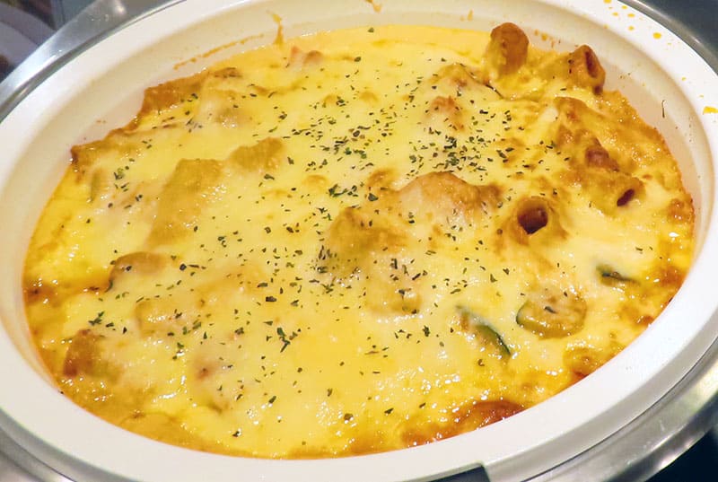 かぼちゃとキノコのミートソースグラタン(季節限定メニュー)