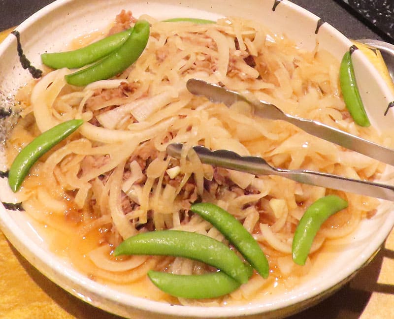 牛肉と野菜の炊き合わせ(季節限定メニュー)