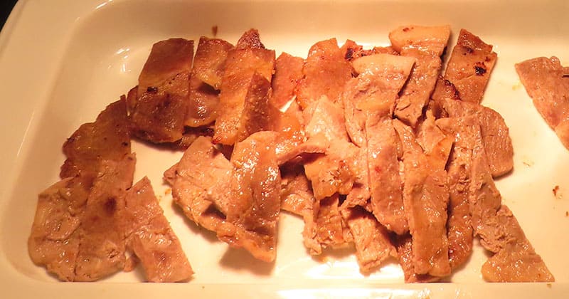 豚肩ロースの西京焼き